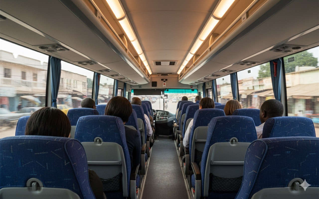 Intérieur Bus Zake Transport VIP