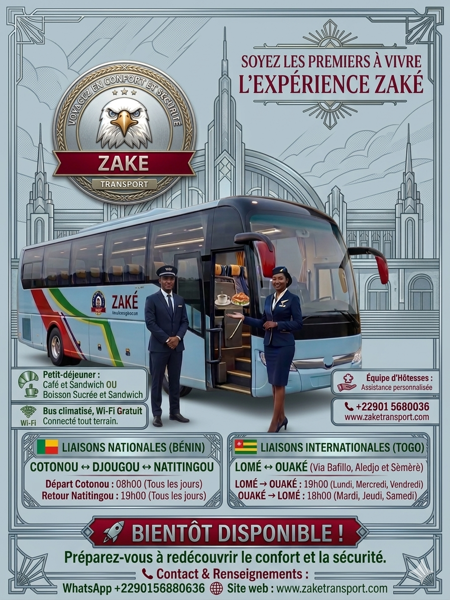 Affiche Promotionnelle Zake Transport